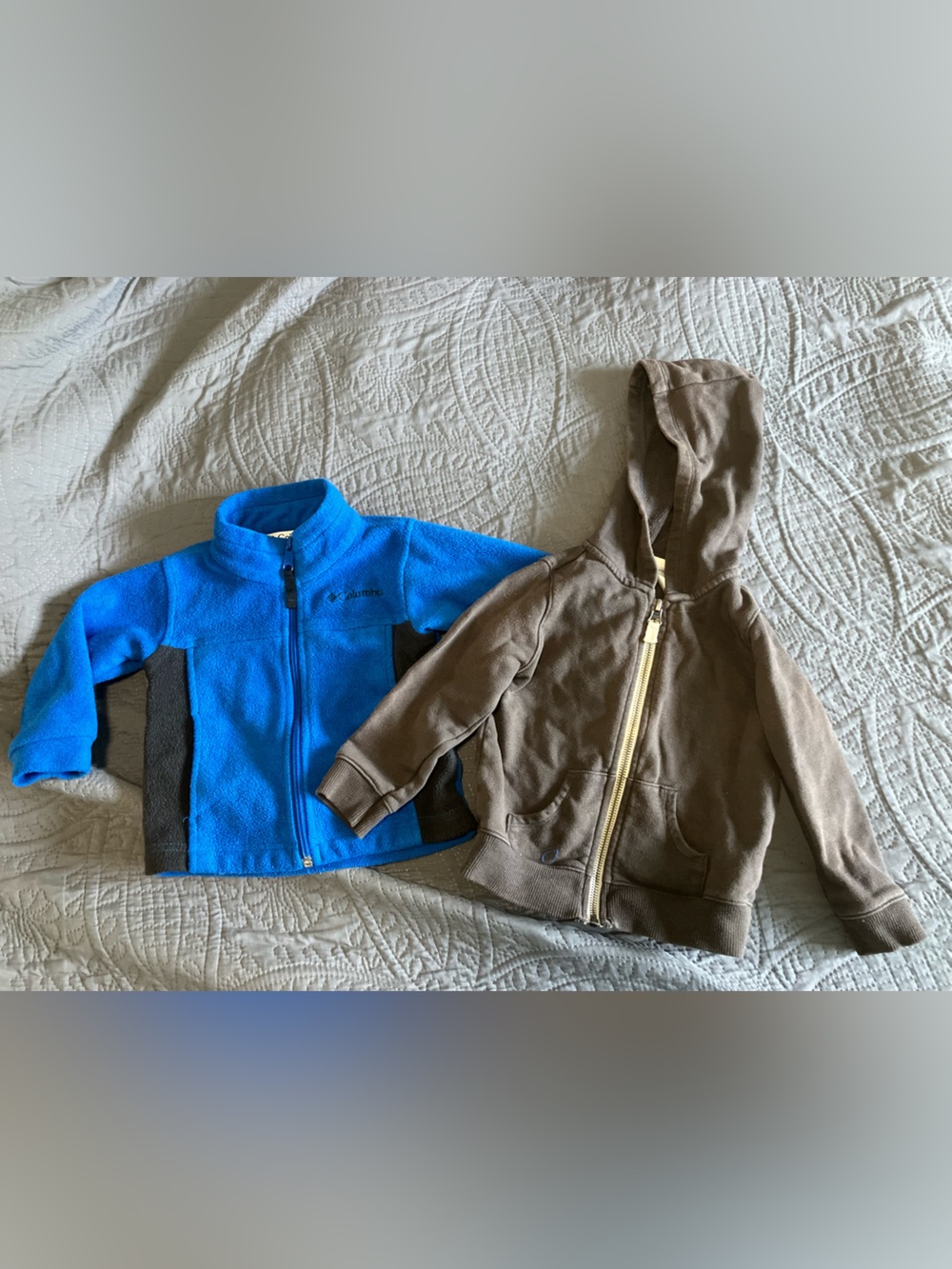 Unisex Boy Girl 24 months Zip Up Fleece and Hoodie Fall Winter Bundle